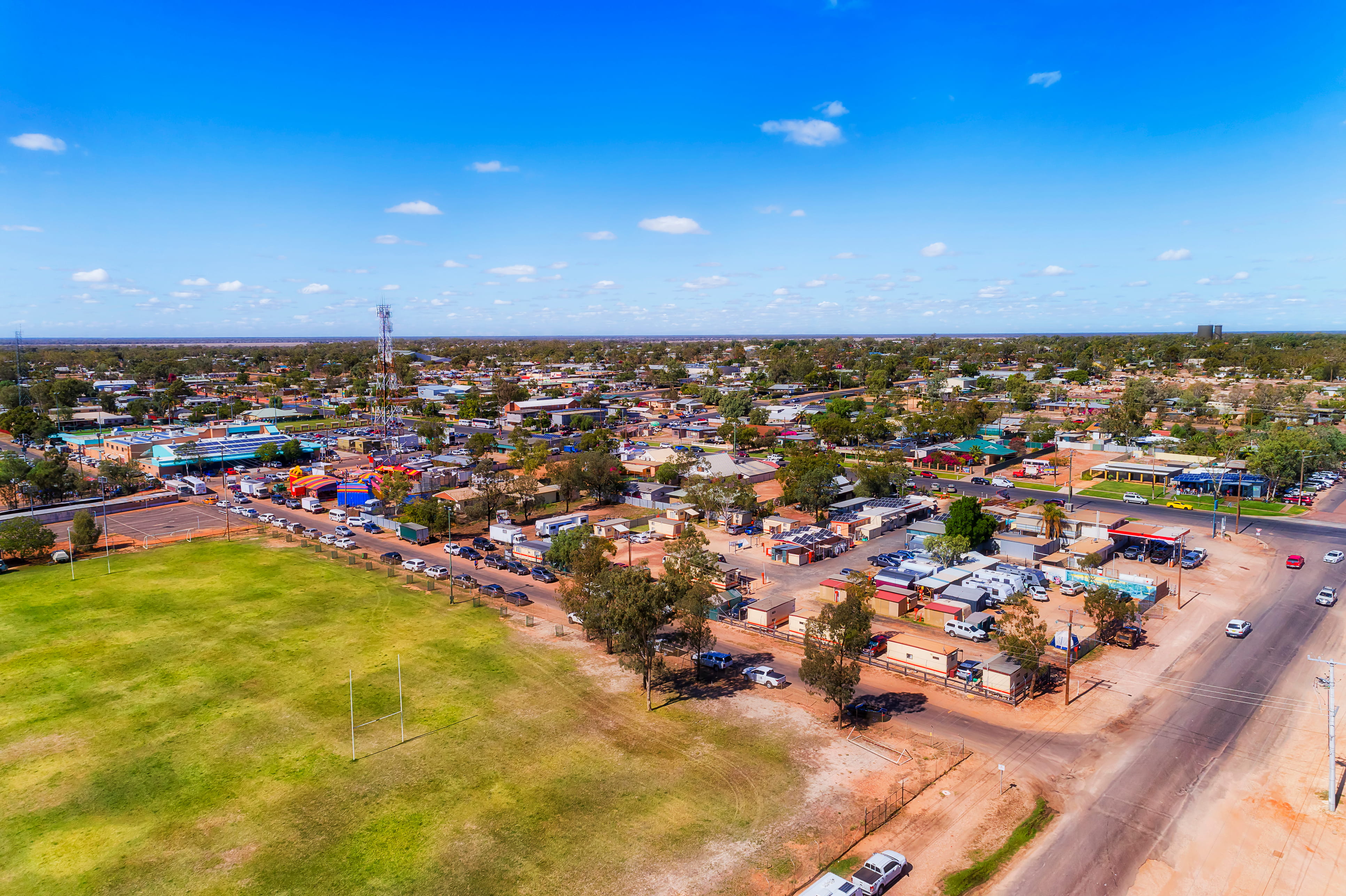 Downtown Lightning Ridge in New South Wales